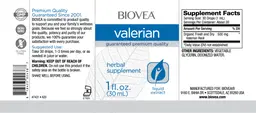 Label for Valerian