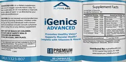 Label for iGenics Advanced