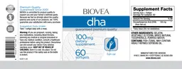 Label for DHA 100 mg