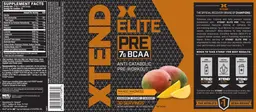 Label for Elite Pre Mango Madness
