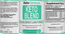 Label for Keto Blend