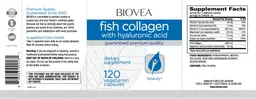 Label for Fish Collagen with Hyaluronic Acid
