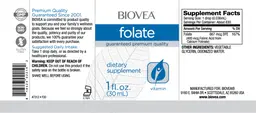 Label for Folate