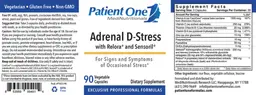 Label for Adrenal D-Stress