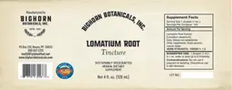 Label for Lomatium Root