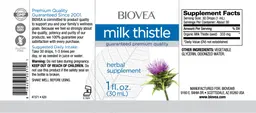 Label for Milk Thistle