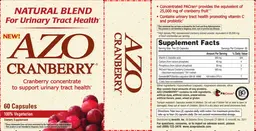 Label for Cranbery