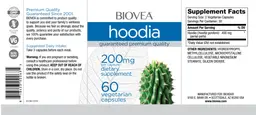Label for Hoodia 200 mg