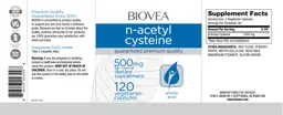 Label for N-Acetyl Cysteine 500 mg