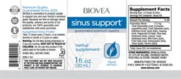 Label for Sinus Support