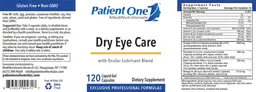 Label for Dry Eye Care