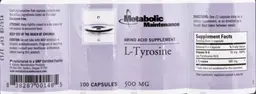 Label for L-Tyrosine