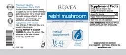 Label for Reishi Mushroom