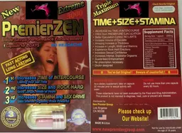 Label for PremierZen Extreme 3000
