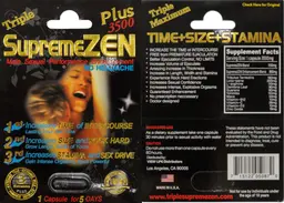 Label for Triple SupremeZEN Plus 3500