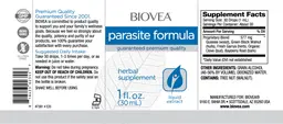 Label for Parasite Formula