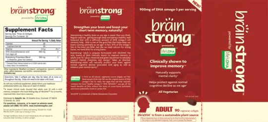Label for Brainstrong Adult