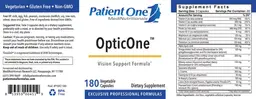 Label for OpticOne
