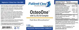 Label for OsteoOne