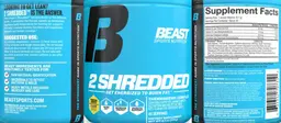 Label for 2 Shredded Tropical Breeze Flavor