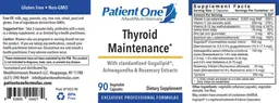 Label for Thyroid Maintenance