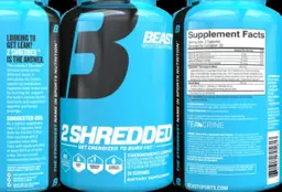 Label for 2 Shredded