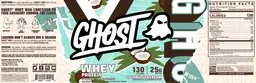 Label for Whey Protein Coconut Ice Cream