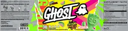 Label for BCAA Amino Acids Sour Patch Kids Watermelon