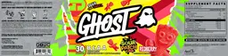 Label for BCAA Amino Acids Sour Patch Kids Redberry