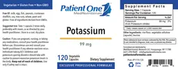 Label for Potassium 99 mg
