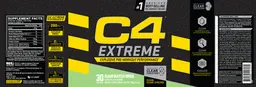 Label for C4 Extreme Sour Batch Bros