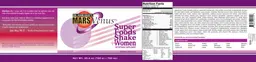 Label for Super Foods Shake for Women Natural Chocolate