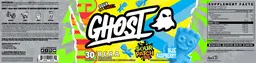Label for BCAA Sour Patch Kids Blue Raspberry