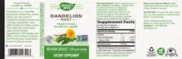 Label for Dandelion Root