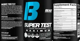 Label for Super Test Maximum