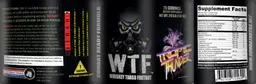 Label for WTF Whiskey Tango Foxtrot Tropic Thunder