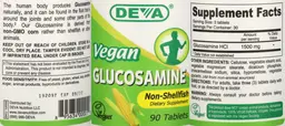 Label for Vegan Glucosamine