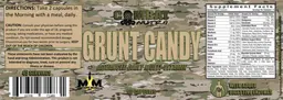 Label for Grunt Candy