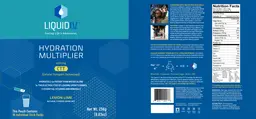 Label for Hydration Multiplier Lemon Lime