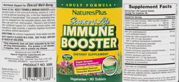 Label for Immune Booster