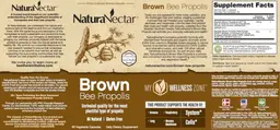 Label for Brown Bee Propolis