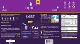 Label for Sleep Blueberry Lavender