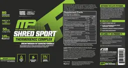 Label for Shred Sport Thermogenic Complex