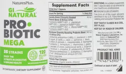 Label for Pro-Biotic Mega