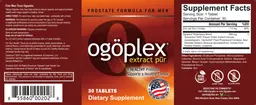 Label for Ogoplex Extract Pur