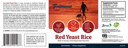 Label for Red Yeast Rice