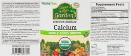 Label for Calcium