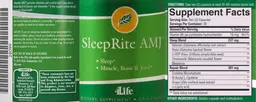 Label for SleepRite AMJ
