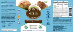 Label for Perfect MCT Oil Unflavored