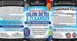 Label for Colon Detox & Cleanser
